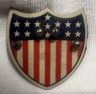Wwii Stars And Stripes Shield Radiator Flag Holder
