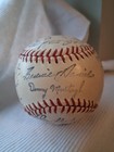 Vintage 1960 Pittsburgh Pirates World Champions Team Facsimile Stamped Autograph