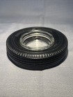 Vtg B F Goodrich Silvertown Rubber Tire 6    Ashtray Clear Glass Old Advertising