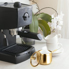 Sugar Container With Glass Lid And Spoon - 10oz Gold Sugar Bowl For Coffee Bar S