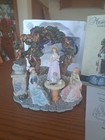 Classic Treasures Collectable Porcelain Musical Garden Party Water Fountain