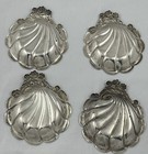Set Of 4 Eloquence  By Lunt Sterling Nut Cups trays