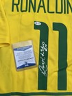 Ronaldinho Brazil Signed Jersey  Beckett Authentication 