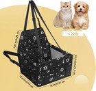 Petshome Dog Car Seat  Foldable Dog Car Booster Seat Waterproof Breathable Oxfor