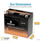 Yt12b-bs High Performance - Maintenance Free - Sealed Agm Motorcycle Battery