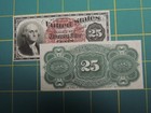 Reproduction Washington 25c Fractional Currency Us Paper Money Currency Copy