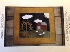 Pattern Wool Felt Farm Sheep Willow Tree Wall Penny Rug New Lake View Primitives