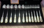Kitchen Art 12 Pcs Dessert Forks And Spoons Flatware Set Stainless Steel Mini