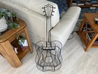 Vtg 90s Y2k Guitar Dvd Cd Rack Storage Mid Century Organizer Wire Free Ship
