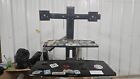 Ergotron Workfit-a Dual Monitor Workstation With Suspended Keyboard For Tabletop