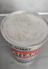 Vintage Atlantic Motor Oil 1 Quart Metal Can Full