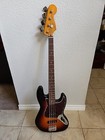 Vintage Fender Squier Jazz Bass Electric Guitar