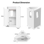 Corner Bathroom Vanity Sink Combo For Small Space Bathroom Storage Cabinet White