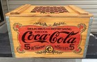 Vintage Coca-cola Wooden Checkerboard Hinged Top Box Crate W  24 Checkers   Bag
