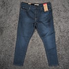 Levi s 711 Skinny Stellar Stretch Jeans Women s 32x26 Blue Denim