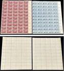 1950 s 3c Stamp Sheets - Group Of 20  All Different  Mnh  50 Stamps Each Sheet 