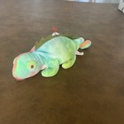 Ty Beanie Baby Iggy 9 Inch Rainbow The Iguana Chameleon Toy