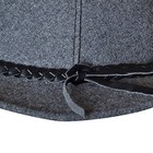 Oktoberfest Outfit Men Traditional Fedora Hat Bavarian Wool Hat German Grey Hat