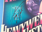 Tyson V Larry Holmes Signed By Holmes  heavyweight History Fight Original Poster