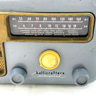 Vintage Hallicrafters Model 5r34 Tube Radio Shortwave Broadcast Baby Blue 1951