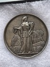 1859 New York State Agricultural Society Engraved Award Medal For Steam Engine