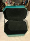 Decorative Green Storage Lined Box 7 x5 