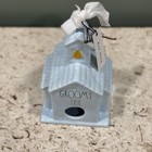 Rae Dunn Ceramic 8in Grooms Side Birdhouse Bb01b06030 Blue Groom Wedding Decor