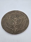 Wild Goose Studio Plaque Chartres Finger Labyrinth Resin Ireland 6 3 4   