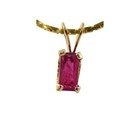 19thc Antique Ruby   14ktgf Pendant  Ancient Hindu Ratnaraj King Warrior Amulet