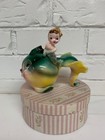 Vintage Rare Norcrest Holt Howard Napco Esd Mermaid Anthropomorphic Fish