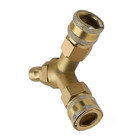 3 8 Fitting Pressure Washer Tee Splitter Coupler Quick Connect Two To