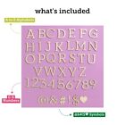 Wooden A-z Alphabet Letters  Numbers   Symbols For Crafts  2 Inch - 172pcs 