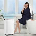 4500 Sq  Ft Portable Dehumidifier  Ultra Quiet  Compact With Drain Hose  60 Pint
