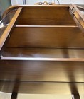 Butler Specialty Co Melinda Wall Curio Cabinet  175 - Curved Glass   Mirror Oak