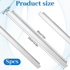 8 Pack 12 Inch Stainless Steel Adapter Bar  Steam Table Long Divider Metal Fo   