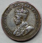 1923 Semi-key Date Canada Small Cent  Vf Condition  Cleaning  A-011