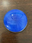 Antique Art Deco Blue Guilloche Enamel Compact Makeup Case Early 20th C  1900