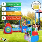 Coolest Kids Activity Center Play Tent   Tunnels Basketball Set Toy W  Dart Wall