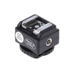 Hot Shoe Converter Adapter Pc Sync Port Kit For Flash To For Canon Camera