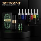 Tattoo Gun Kit Wireless Rotary Tattoo Machine Pen Kit With 1pcs Battery And 20 P