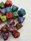 Chessex Dice Lot - Mixed Speckled Dice - See Photos - D10 D6 D8 D12 D4 D20