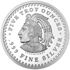 5 Oz Aztec Calendar Silver Round  new 