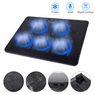 5 Fans Laptop Cooler Base 12-17  Notebook Cooling Pad Stand With Dual Usb Port