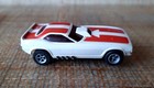 Aurora Afx Plymouth Cuda Funny Car White Red Vintage Ho Scale Slot Car