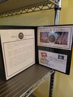 Arkansas Sesquicentennial 1836-1986 Souvenir Portfolio W  Coin  First Day Stamp