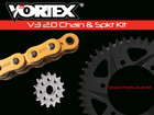 Vortex V3 2 0 Chain   Sprocket Kit 2917-15 247s-42 G525sx3-118 Gold