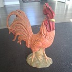 Vintage Atlantic Mold Ceramic Rooster 15  X 13  