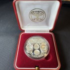 1991 Israel Passover Silver Medal  935 Judaica Seder Plate 26g Box Coa