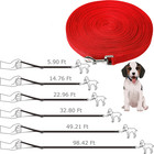 Dog Leash Long Obedience Recall Foot Feet Training Lead 6 15 23 33 50 100 Ft