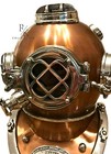 Maritime Diving  Helmet Us Navy Mark V Copper Brass Nautical Scuba Diver Helmet
